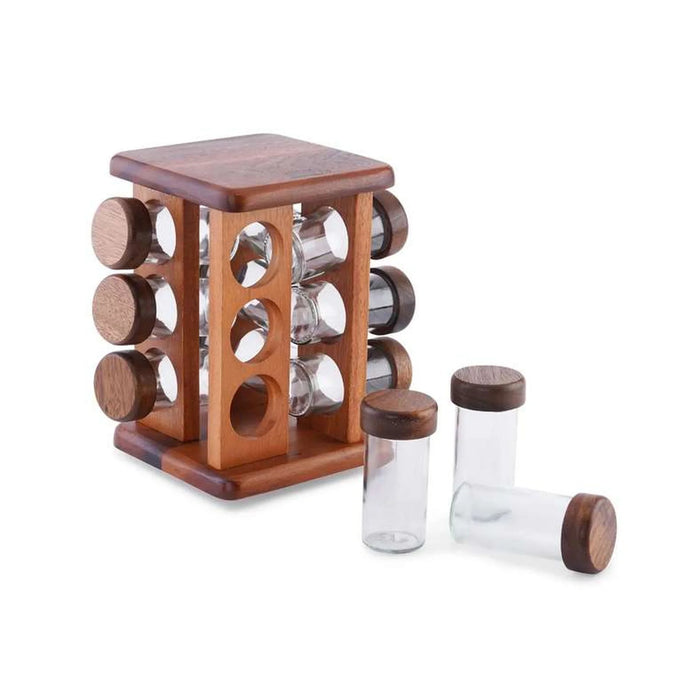 Billi 12-Piece Spice Rack 15.5X15.5X22.5Cm - Natural