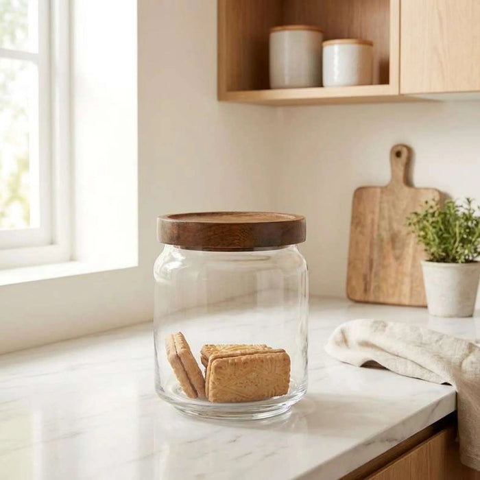 Billi Glass Canister 500Ml - Clear Pan Home