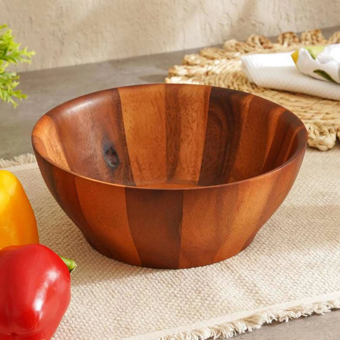 Billi Serving Bowl Dia26X10Cm - Natural Pan Home