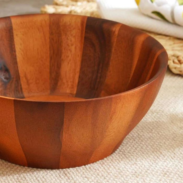 Billi Serving Bowl Dia26X10Cm - Natural Pan Home