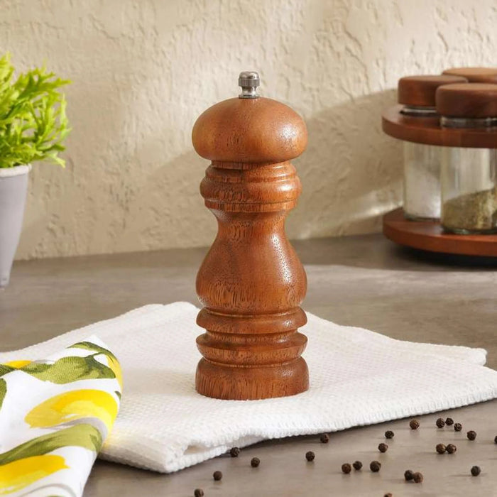 Billi Wooden Pepper Grinder 16.5X6X6Cm - Natural