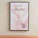 Bismillah Allah Calligraphy Canvas Wall Art 60X90Cm - Pink Pan Home