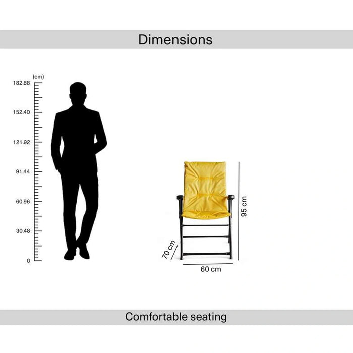 Bista Balcony Chair - Yellow
