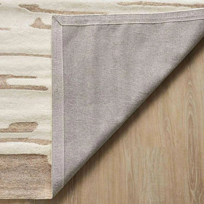 Bizana Circular Knitting Wool Rug 200X300Cm - Beige/Ivory Pan Home