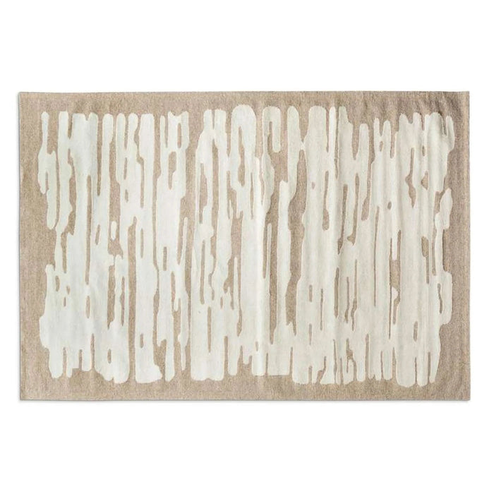 Bizana Circular Knitting Wool Rug 200X300Cm - Beige/Ivory Pan Home