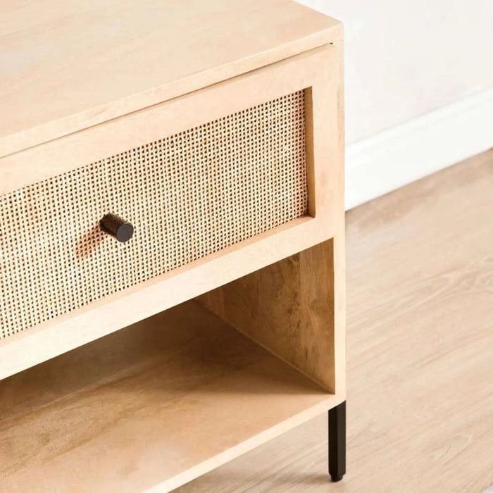 Blaiz Tv Unit Upto 65 Inches Solid Wood - Natural