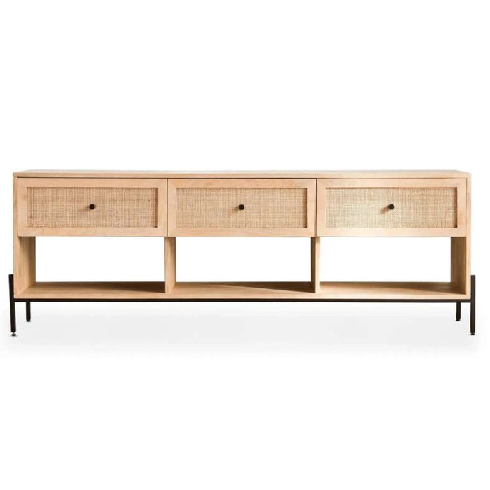 Blaiz Tv Unit Upto 65 Inches Solid Wood - Natural