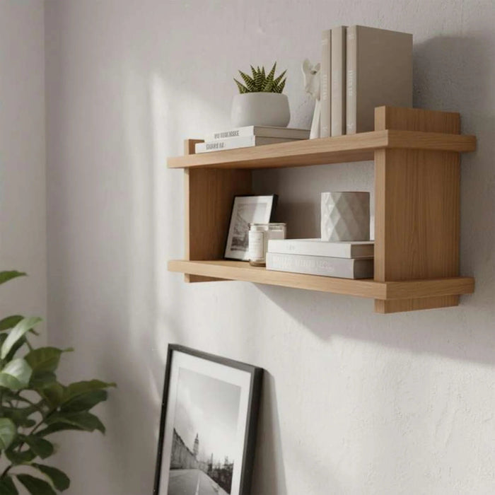 Blake Wall Shelf 50X15X24Cm-Natural Pan Home