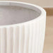 Blanca Polyresin Planter Dia33X41Cm - White Pan Home