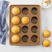 Blanch 12-Cup Muffin Pan Copper Pan Home