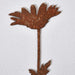 Blimah Metal Die Cut Garden Flower Stake 11.6X0.2X32.3Cm - Brown Pan Home