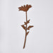 Blimah Metal Die Cut Garden Flower Stake 11.6X0.2X32.3Cm - Brown Pan Home