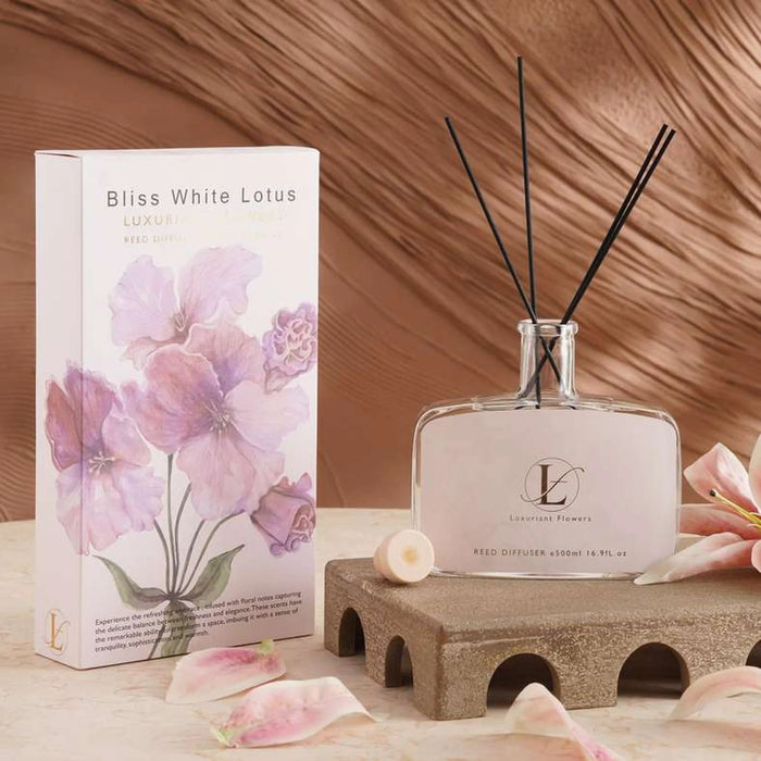 Bliss White Lotus Reed Diffuser 500Ml - Pink