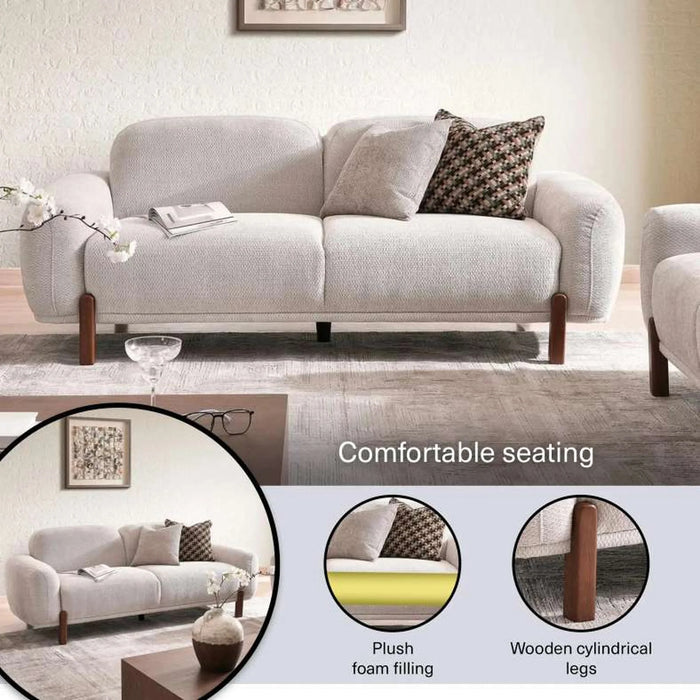 Bloth 3 Seater Sofa - Grey