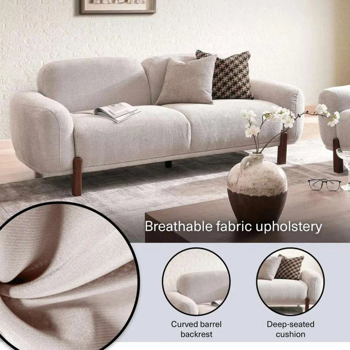 Bloth 3 Seater Sofa - Grey