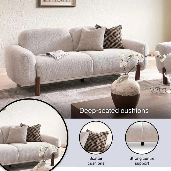 Bloth 3 Seater Sofa - Grey