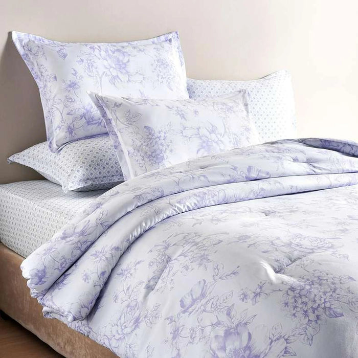 Bluebell  6-Piece King Comforter Set  240X260Cm - Purple
