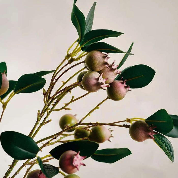 Blueberry Artificial Fruit Stem H72Cm - Pink Pan Home