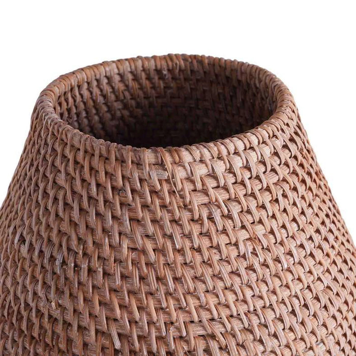Boheme Rattan Vase 25X36Cm - White Wash