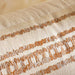 Boho Diamond Embellished Down Feel Filled Cushion -40X60Cm -Natural/Rust Pan Home