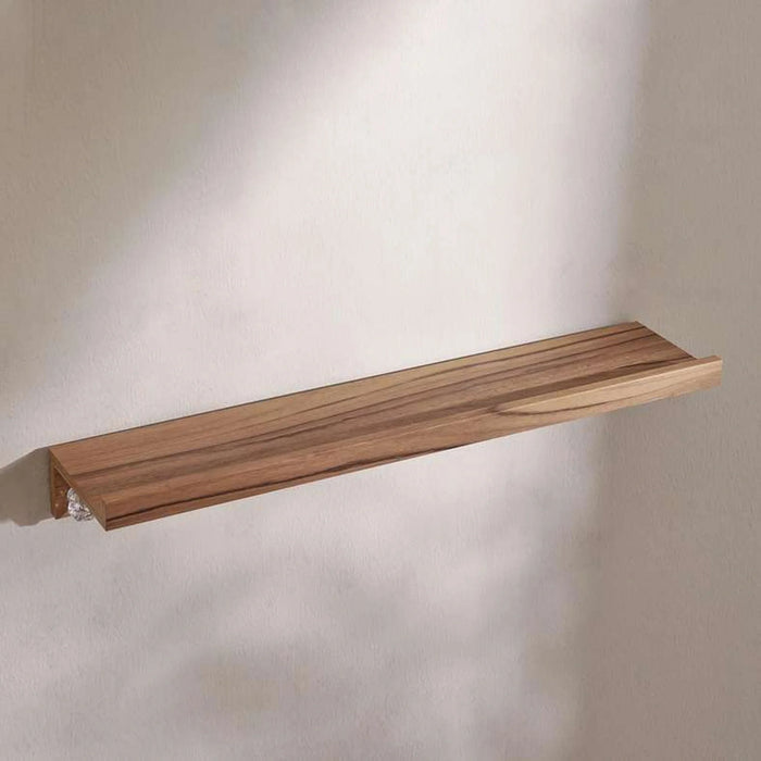 Bonnaire Wall Shelf With Hooks 10X48Cm - Natural