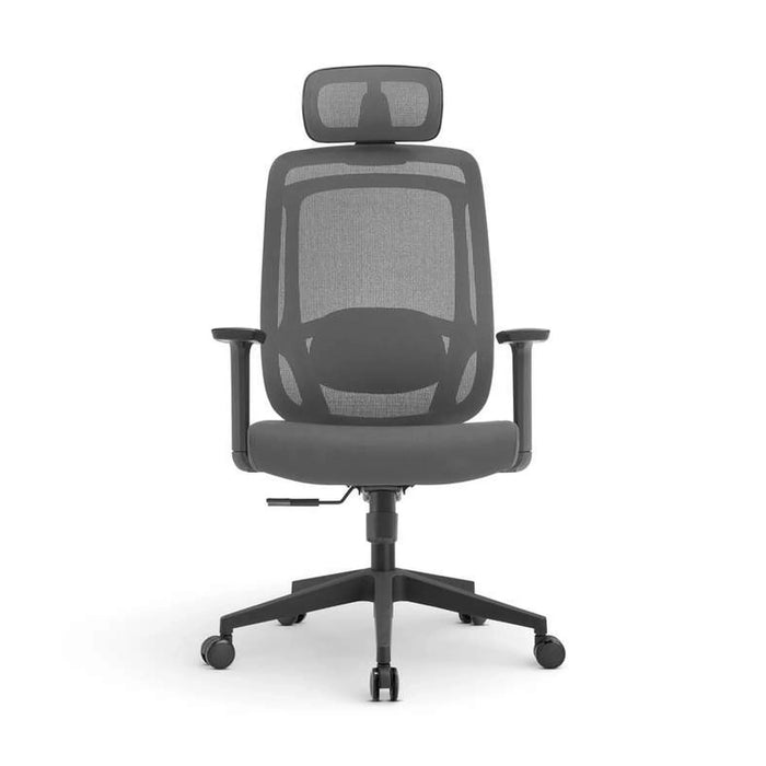 Bonny Office High Back Chair Mesh And Fabric - Dark Grey