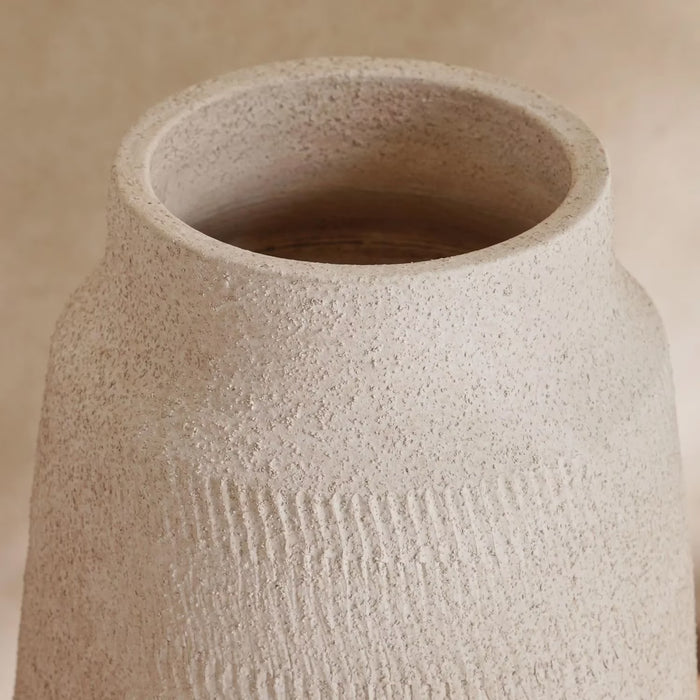 Bosco Ceramic Vase 18X18X31Cm - Off White