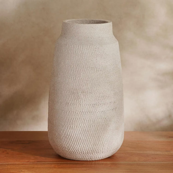 Bosco Ceramic Vase 18X18X31Cm - Off White