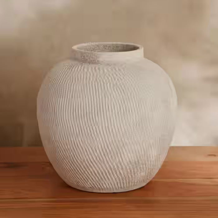 Bosco Ceramic Vase 23X23X22Cm - Off White