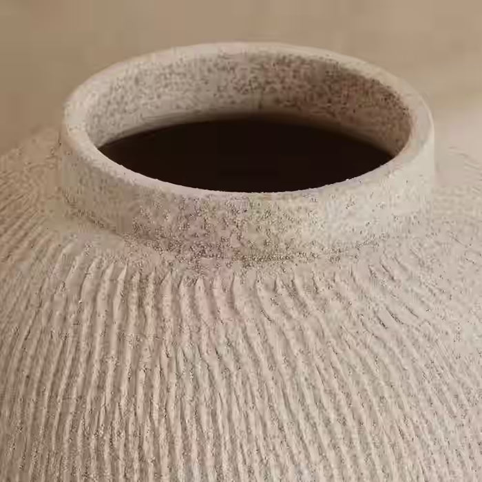 Bosco Ceramic Vase 23X23X22Cm - Off White