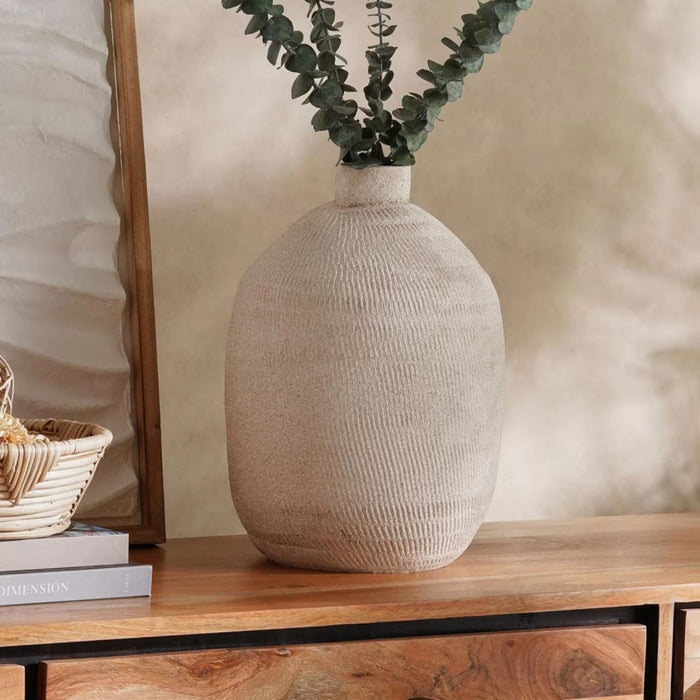 Bosco Ceramic Vase 24X24X33Cm - Off White