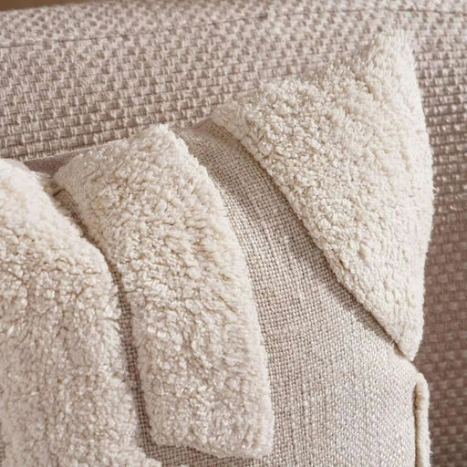 Bosco Hand Tufted Filled Cushion 50X50Cm - Natural~ Pan Home