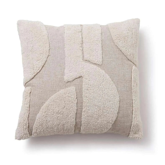 Bosco Hand Tufted Filled Cushion 50X50Cm - Natural~ Pan Home