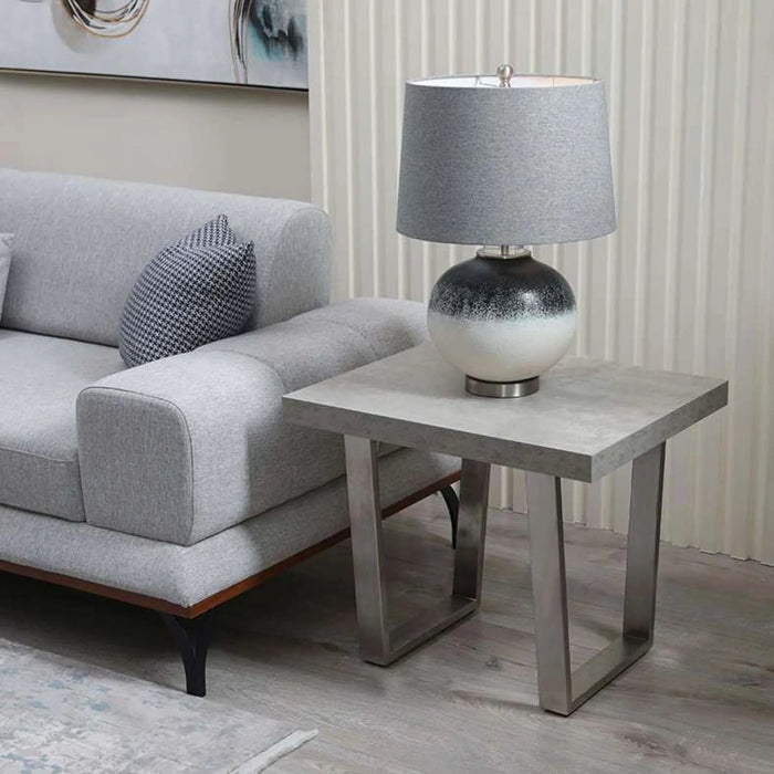 Boska End Table - Grey Silver