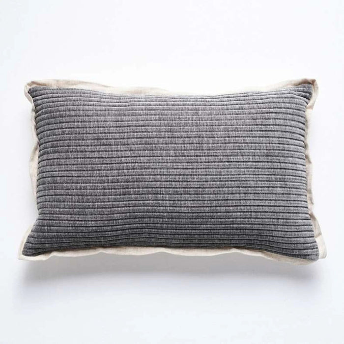 Boston Feather Filled Cushion 30X50Cm - Grey Pan Home