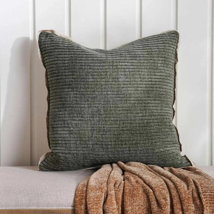 Boston Feather Filled Cushion 50X50Cm - Olive Pan Home