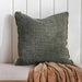 Boston Feather Filled Cushion 50X50Cm - Olive Pan Home