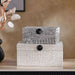 Boston Pu Decor Box 18X12X8Cm - Black Pan Home