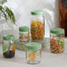 Botanic Storage Jar 660Ml - Clear & Green Pan Home