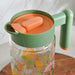 Botanic Water Jug 1.46L - Clear & Green Pan Home