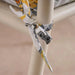Botanica Printed Water Repellant Outdoor Filled Chair Pad 40X40X5Cm - Grey/Yellow Pan Home