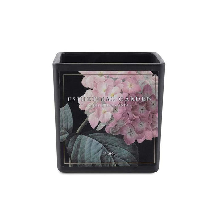 Botany Esthetical Garden Black Scented Jar Candle 220Gm- 28 Hrs