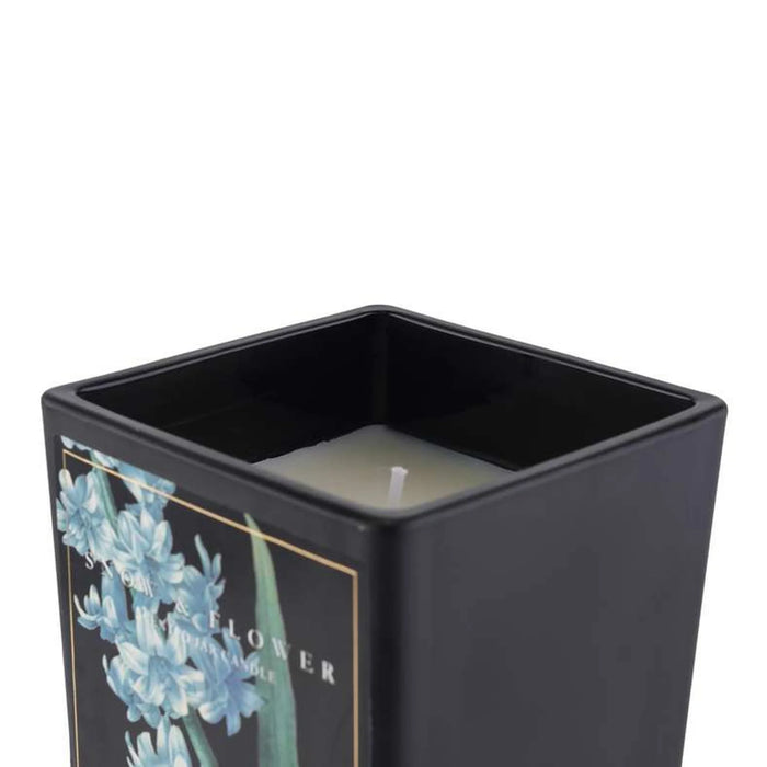 Botany Snow And Flower Black Scented Jar Candle 220Gm- 28 Hrs