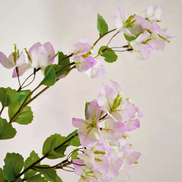 Bougainvillea Artificial Stem Flower H93Cm - Lilac