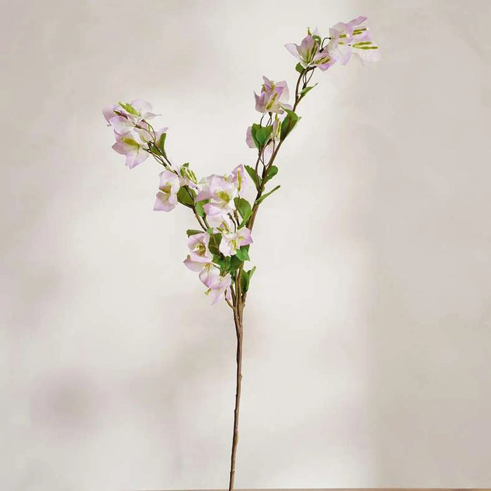 Bougainvillea Artificial Stem Flower H93Cm - Lilac