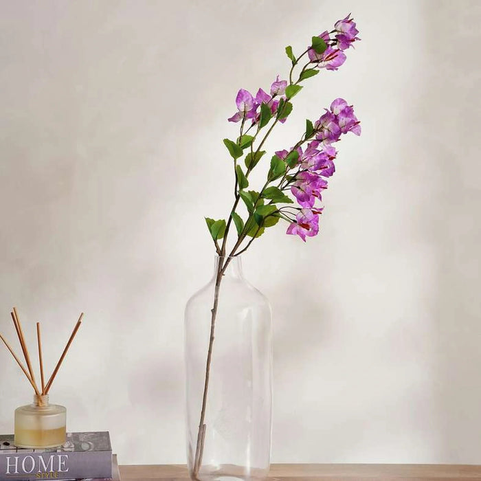Bougainvillea Artificial Stem Flower H93Cm - Violet