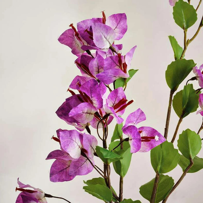Bougainvillea Artificial Stem Flower H93Cm - Violet