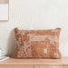 Bovi Hand Embroidered Down Alternative Filled Cushion 35X50Cm - Rust Pan Home
