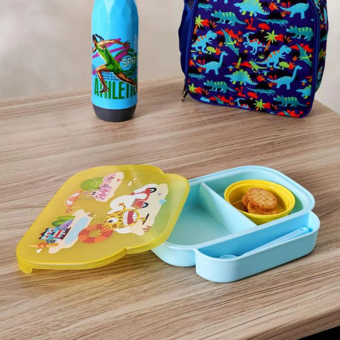 Bowlie 4-Piece Compartmentalized Lunch Box 830Ml -Green