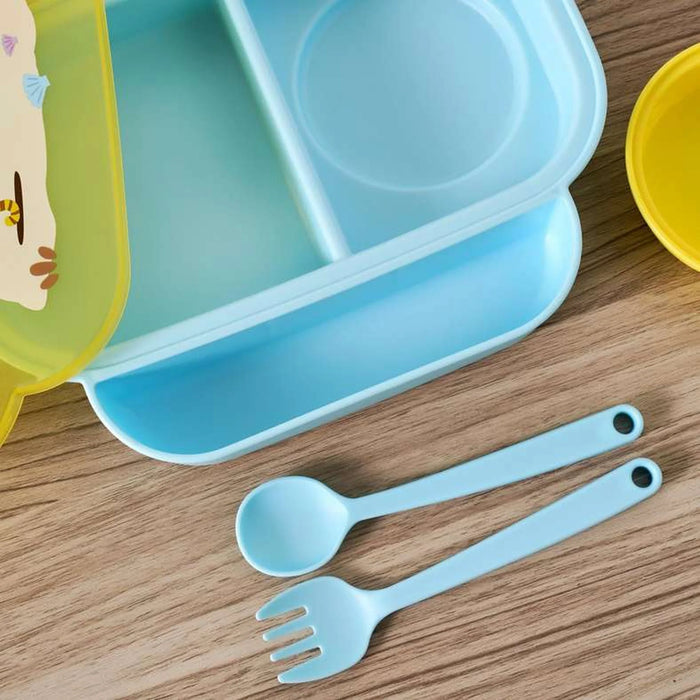 Bowlie 4-Piece Compartmentalized Lunch Box 830Ml -Green